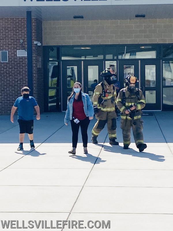 Fire Prevention Day 2020 at Wellsville Elementary School